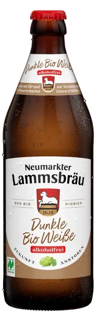 Neumarkter Lammsbräu BIO Dunkle Weiße Alkoholfrei