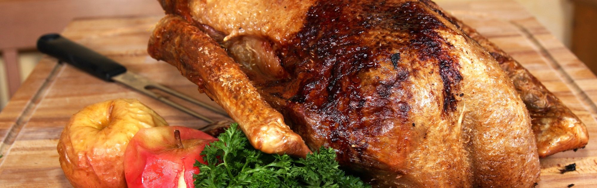 Gebratene Weihnachtsgans in Weihnachtsbier
