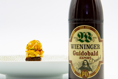 Ochsenbacken mit Knödelbierauflauf