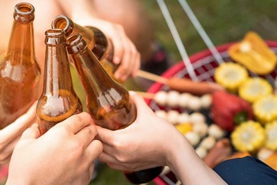 Bier und Grillen