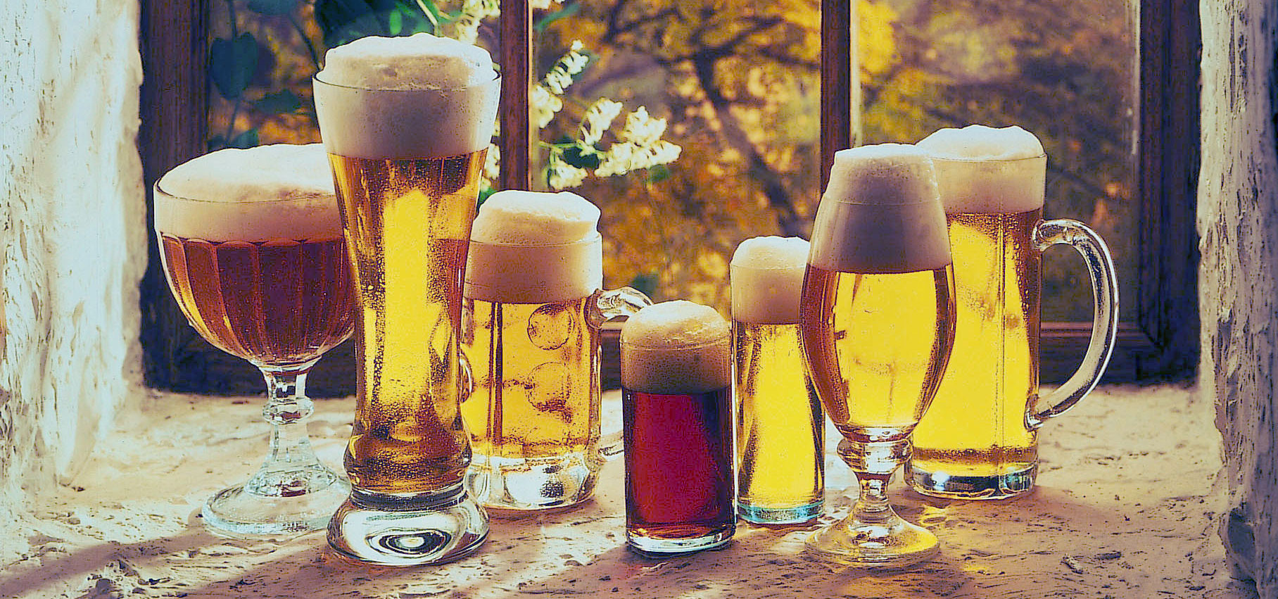 Verschiedene Bierstile