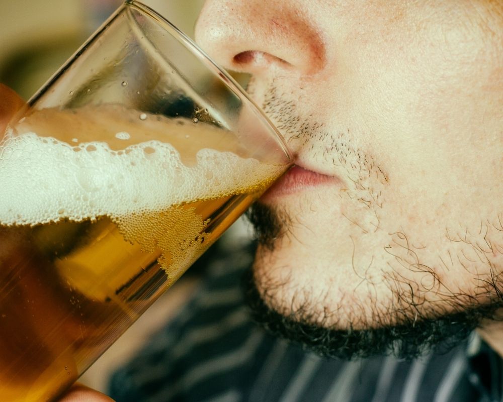 Bierglas-Genuss
